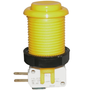 Yellow Pushbutton w 187 Horizontal Microswitch
