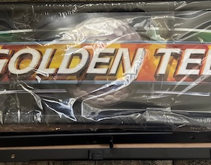 Golden Tee Marquee with bracket