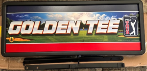 Marquee with bracket Golden Tee PGA
