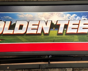 Marquee with bracket Golden Tee PGA