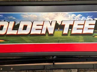 Marquee with bracket Golden Tee PGA