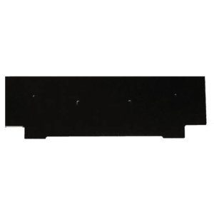 Wood security door top panel