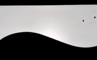 Wing Left White Replacement